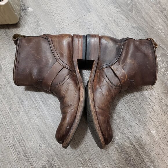 Sendra Carol Barbados Ankle Booties Side Buckle Harness Sz 8.5 - Picture 3 of 9